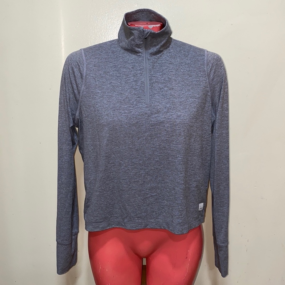 Vuori zip up long sleeve crescent